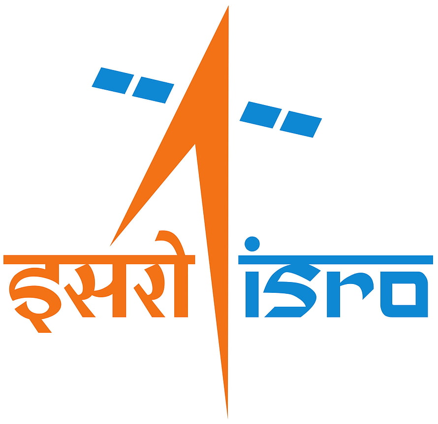 ISRO Indian Space Research Organisation Official Logo with Satellite Icon HD wallpaper