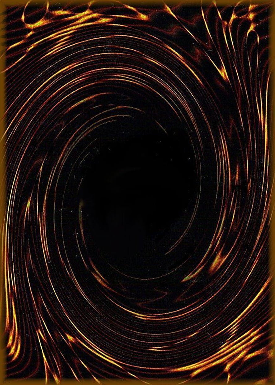 Dark swirling vortex with golden light trails and abstract energy patterns HD phone wallpaper