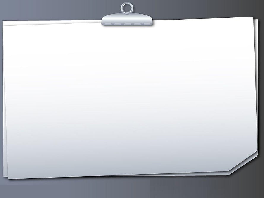 Minimalist White Clipboard Template on Dark Gray Background HD wallpaper