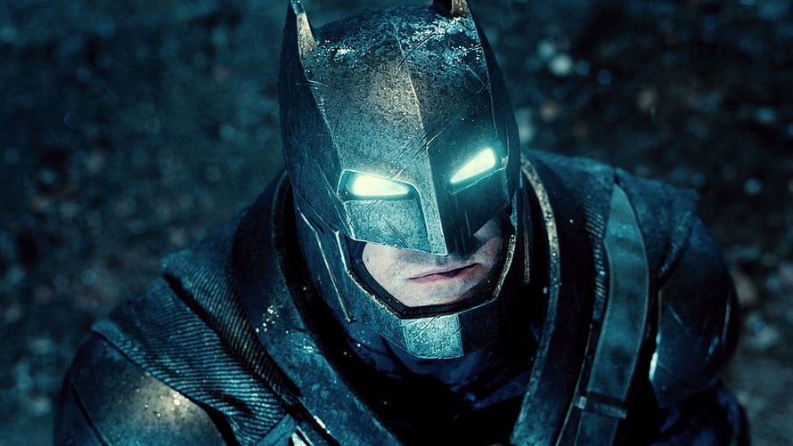 Batman in Dark Knight Cowl with Glowing Eyes in Rainy Night Scene, Batman Vs Superman, batman v superman HD wallpaper
