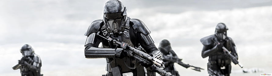 Death Squad Troopers in Black Armor from Star Wars HD wallpaper