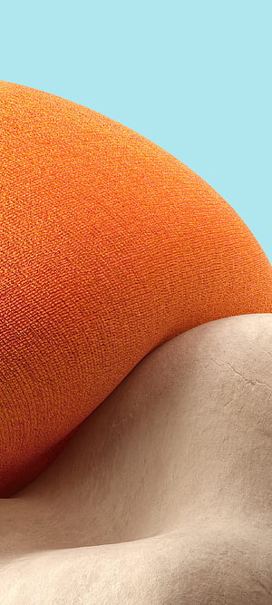 Samsung Galaxy A32 Abstract Orange and Beige Textured Wallpaper HD phone wallpaper