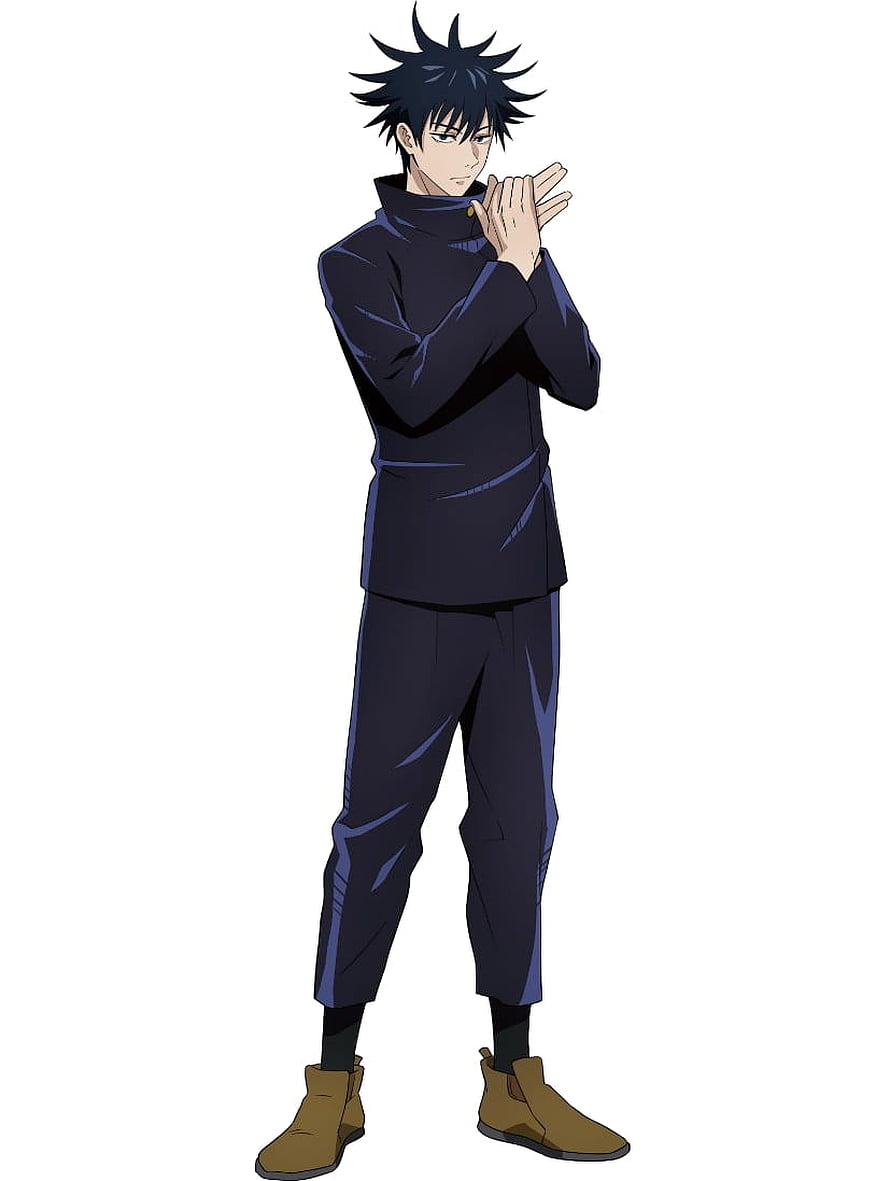 Megumi Fushiguro Anime Character in Dark Jujutsu Uniform HD phone wallpaper