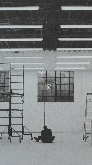 Frank Ocean Endless Album Artwork Black and White Studio Portrait HD phone wallpaper