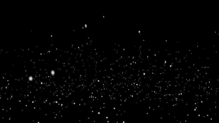 Minimalist White Particles Drifting Upward Against a Deep Black Void HD wallpaper