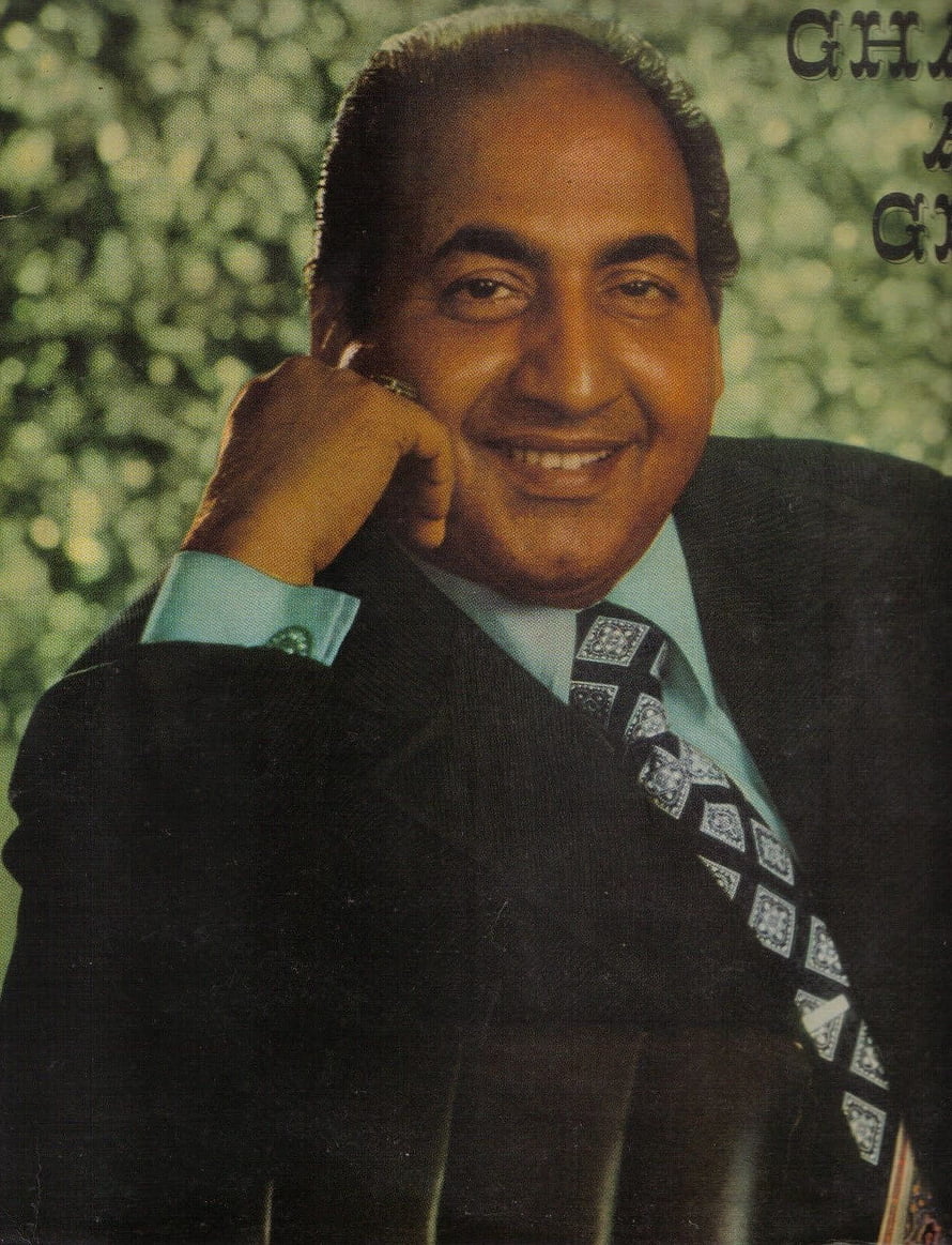 Mohammad Rafi Classic Portrait in Dark Suit and Patterned Tie HD phone wallpaper
