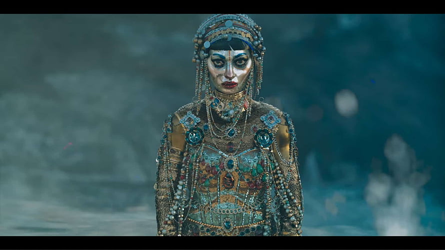 Jibaro Character from Love Death and Robots in Ornate Jewelry and Dark Fantasy Attire HD wallpaper