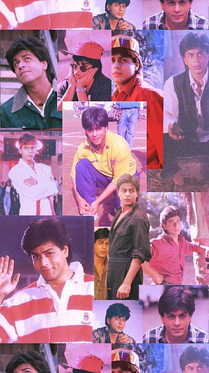 Shah Rukh Khan Bollywood Actor Collage Wallpaper HD phone wallpaper