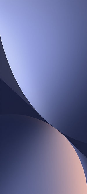 Minimalist Abstract Gradient Wallpaper with Soft Blue and Warm Pink Curves HD phone wallpaper