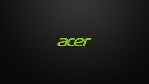 Acer Logo on Black Textured Background Minimalist Tech Wallpaper HD wallpaper