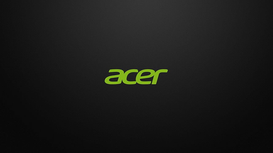 Acer Logo on Black Textured Background Minimalist Tech Wallpaper HD wallpaper