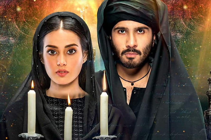 Feroz Khan and Iqra Aziz in Khuda Aur Mohabbat 3 promotional artwork with candles HD wallpaper