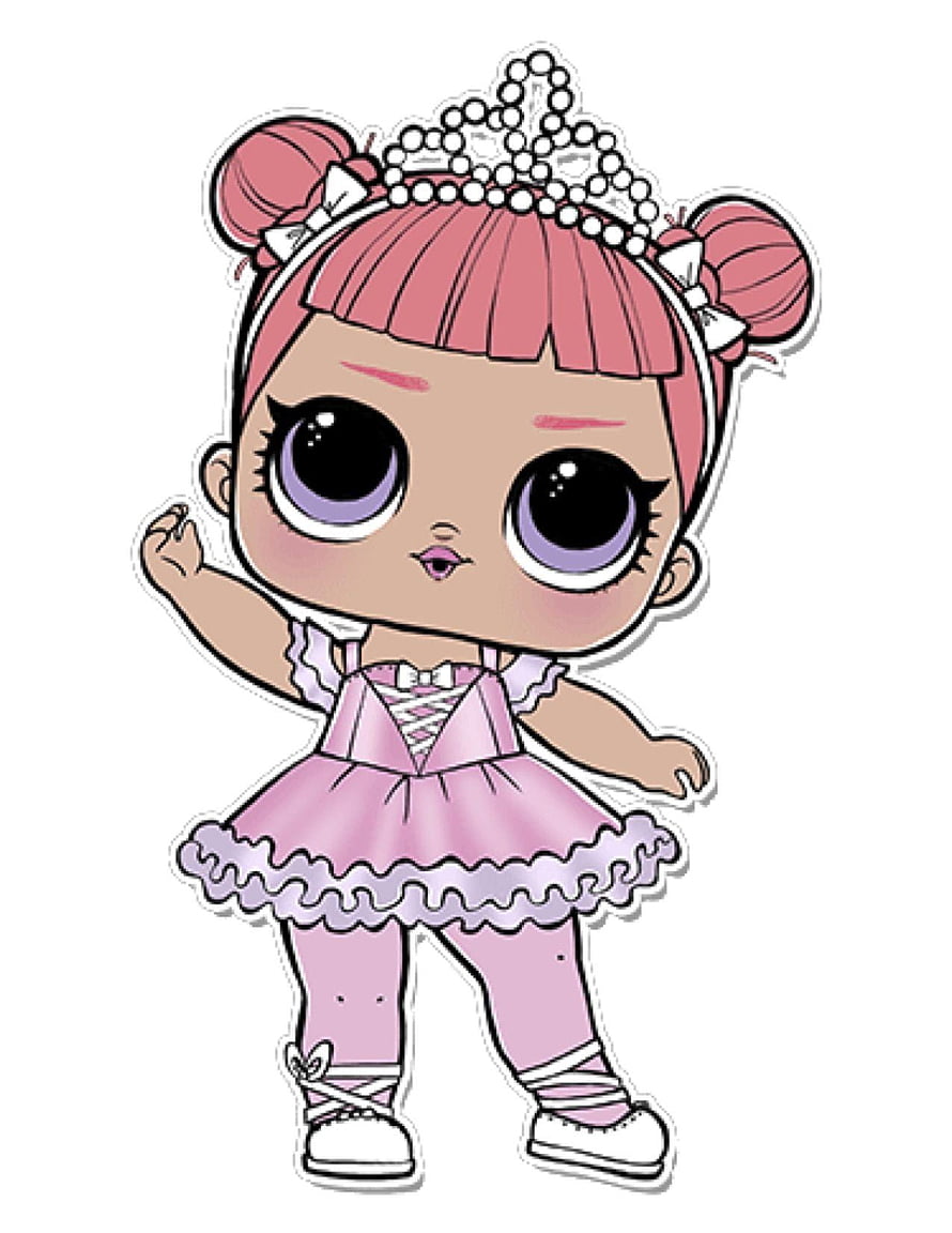 LOL Surprise! Doll in Pink Tutu and Ballerina Outfit with Pearl Headband HD phone wallpaper