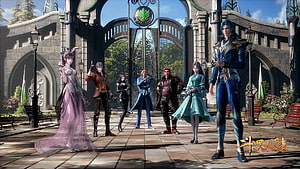 Douluo Dalu 3rd Season Character Lineup at Grand Castle Gate HD wallpaper