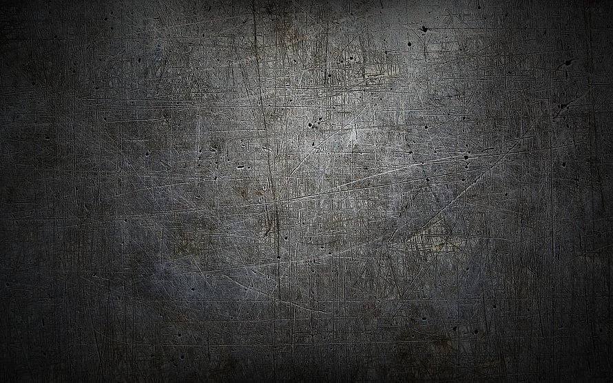 Dark scratched iron metal surface with industrial grunge texture and subtle lighting HD wallpaper