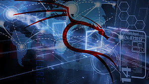 Cybersecurity Network Defense Concept with Global Data Flow and Digital Threat Visualization HD wallpaper