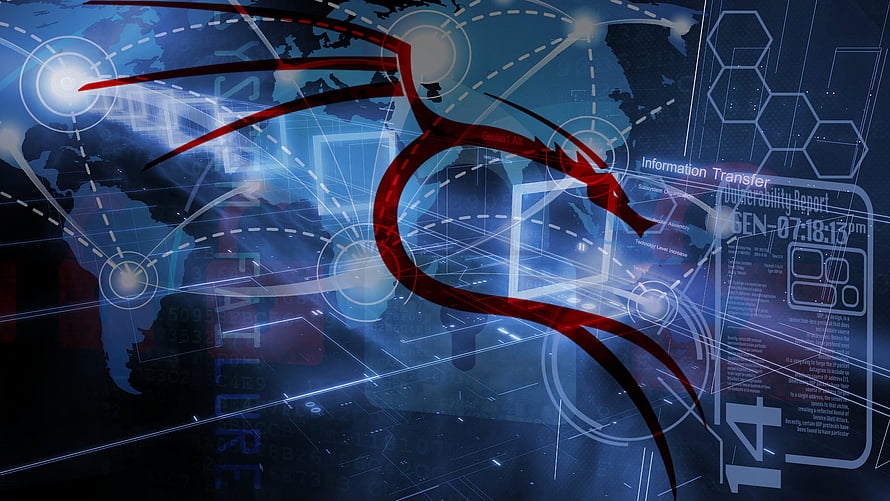 Cybersecurity Network Defense Concept with Global Data Flow and Digital Threat Visualization HD wallpaper