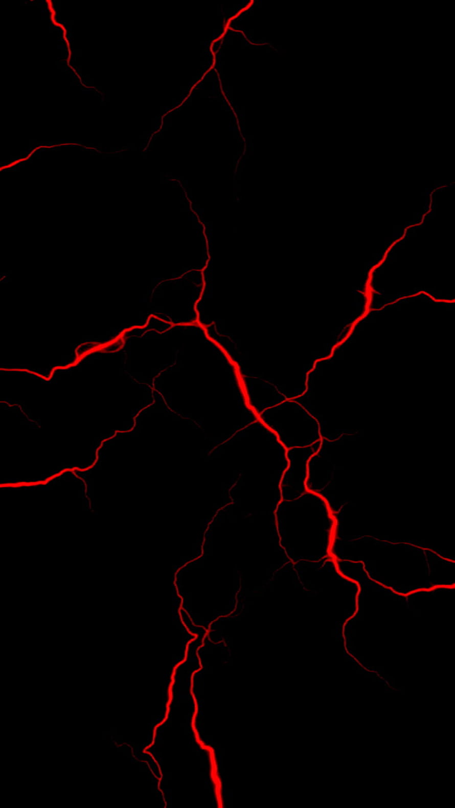 Glowing Red Fracture Pattern on Black Background HD phone wallpaper