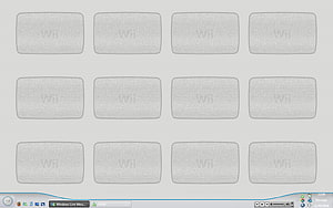 Nintend Wii Home Screen Interface with Channel Grid Layout HD wallpaper