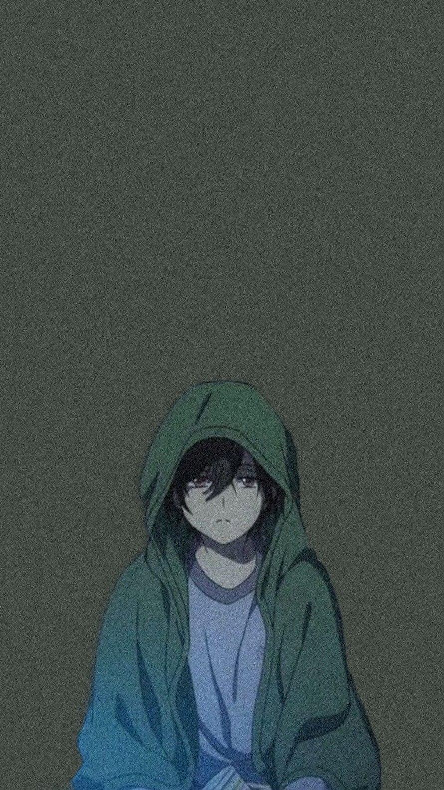 Yuu Otosaka in Green Hoodie from Charlotte Anime HD phone wallpaper