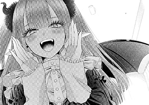 Marin Kitagawa Anime Character Black and White Manga Illustration HD wallpaper