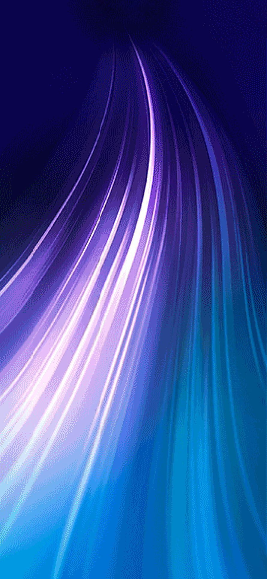 Abstract Flowing Light Streaks in Purple and Blue Gradient Digital Art HD phone wallpaper