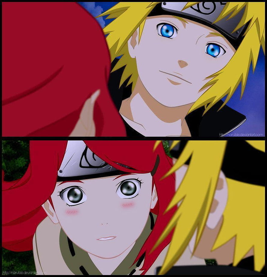 Minato and Kushina Anime Character Portrait Wallpaper HD phone wallpaper