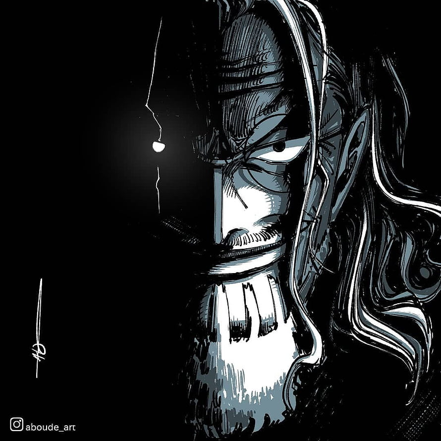 Silent Rayleigh One Piece Dark Monochrome Portrait HD phone wallpaper