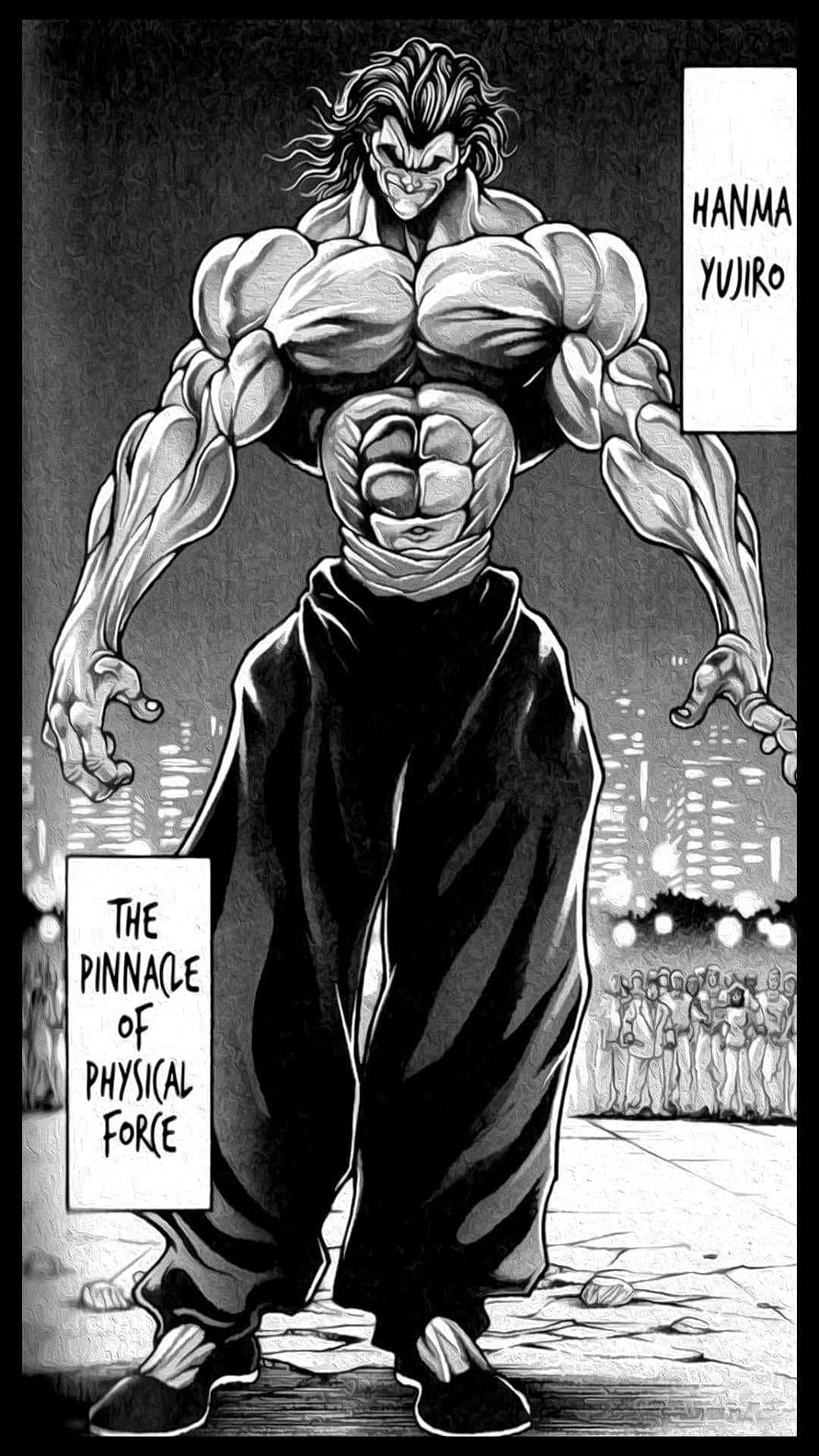 Yujiro Hanma Baki Manga Character Illustration HD phone wallpaper