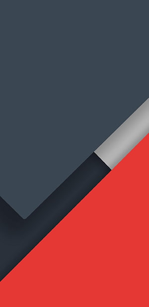 Minimalist Geometric Abstract Wallpaper With Diagonal Red and Slate Blue Shapes HD phone wallpaper