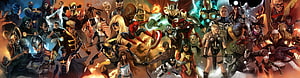Marvel Avengers and X-Men Superhero Team-Up Comic Art Illustration HD wallpaper