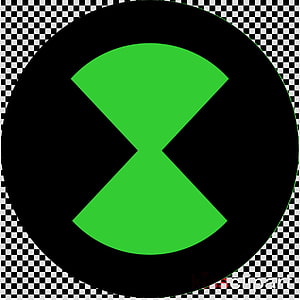 Ben 10 Omnitrix Symbol Green and Black Alien Transformation Icon HD phone wallpaper