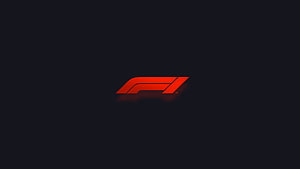Formula 1 Racing Logo on Dark Background HD wallpaper