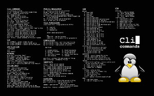 Linux Command Line Reference Guide with Vim Shortcuts and Terminal Cheat Sheet HD wallpaper