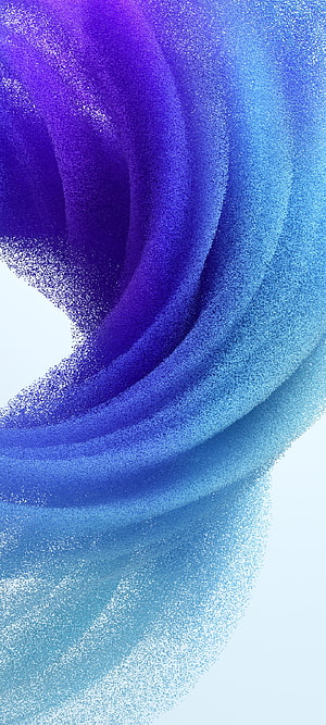 Abstract Flowing Gradient Waves in Purple and Blue with Grainy Texture on White Background HD phone wallpaper
