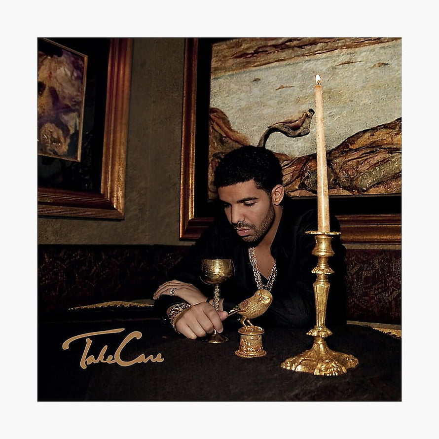 Drake Take Care Album Cover Artwork with Candle and Gold Bird HD phone wallpaper