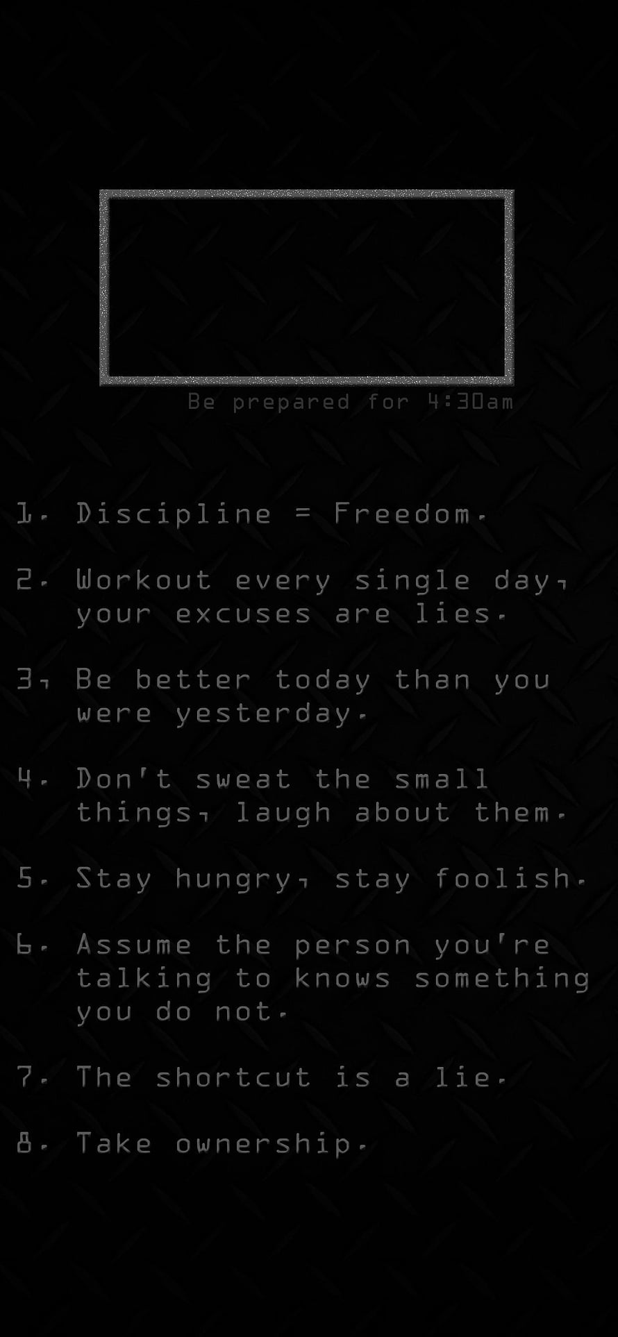Jocko Willink Discipline Rules and Motivation on Dark Metal Background HD phone wallpaper