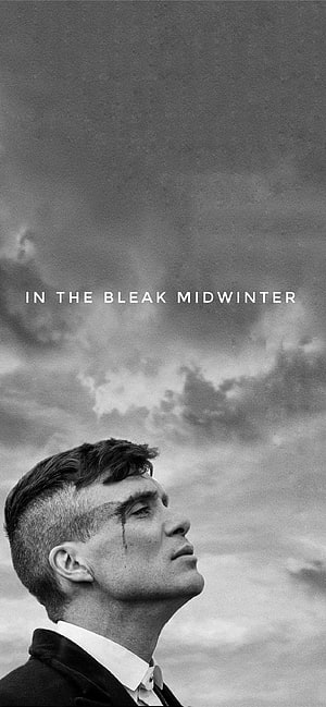 Peaky Blinders In The Bleak Midwinter Black and White Portrait Wallpaper HD phone wallpaper