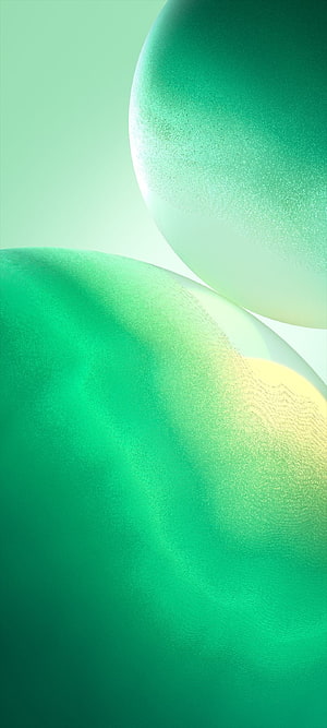 Oppo Reno 5 Pro Default Green Abstract Sphere Wallpaper HD phone wallpaper