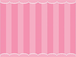 Cute Pink Striped Background with White Scalloped Lace Border HD wallpaper