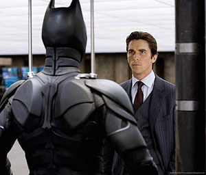 Bruce Wayne and Batman in Dark Knight Rises HD wallpaper