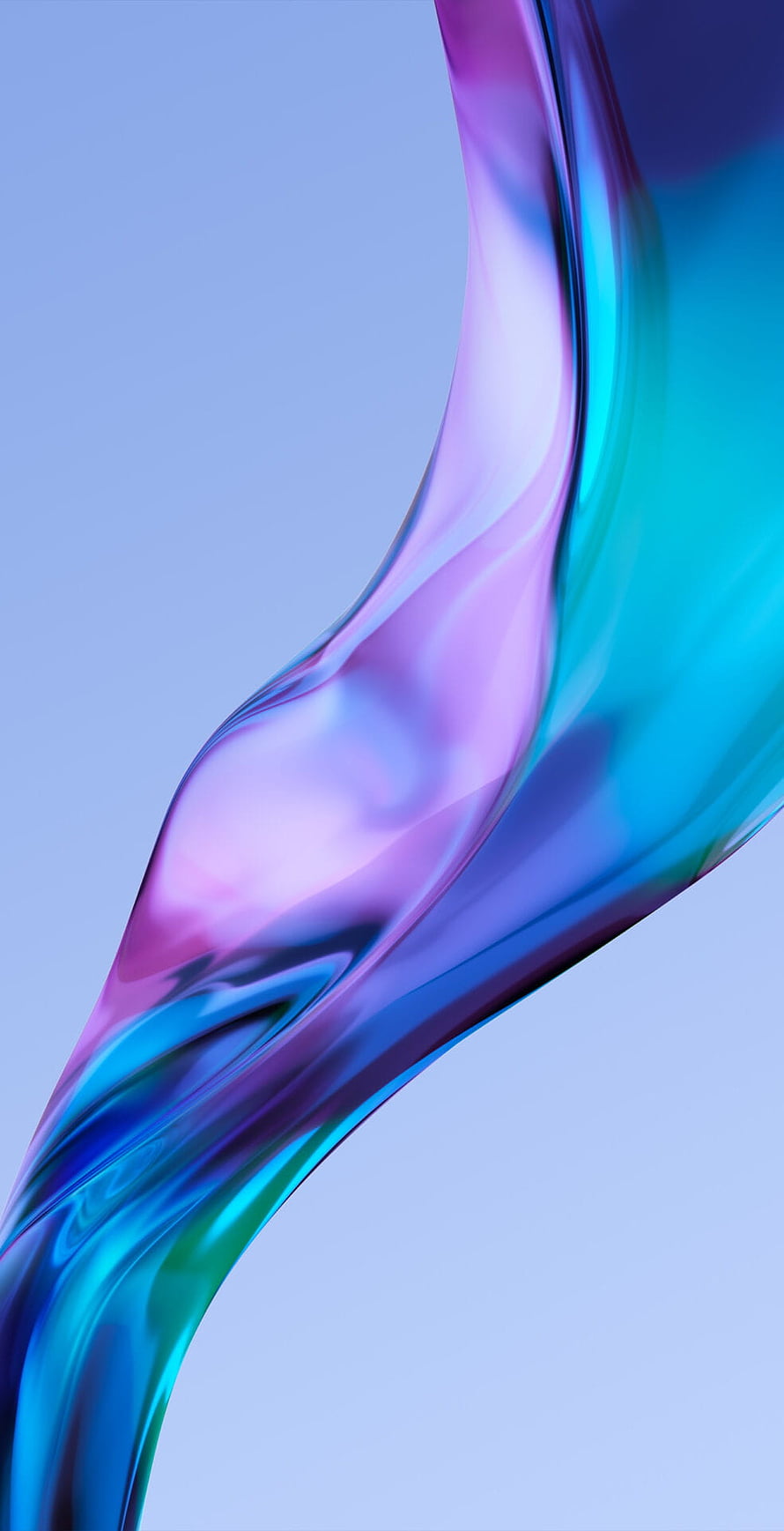 Redmi K50 Pro Stock Wallpaper with Iridescent Abstract Flow HD phone wallpaper