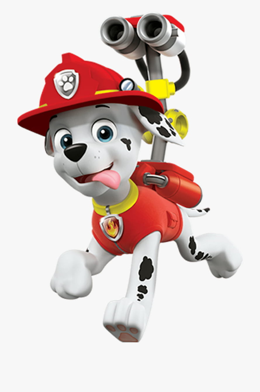 Marshall the Dalmatian Fire Pup from Paw Patrol in Action HD phone wallpaper