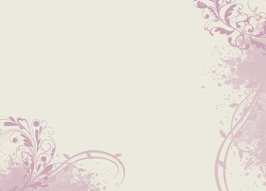 Elegant Lavender Floral Corner Frame on Cream Background for Wedding Stationery HD wallpaper