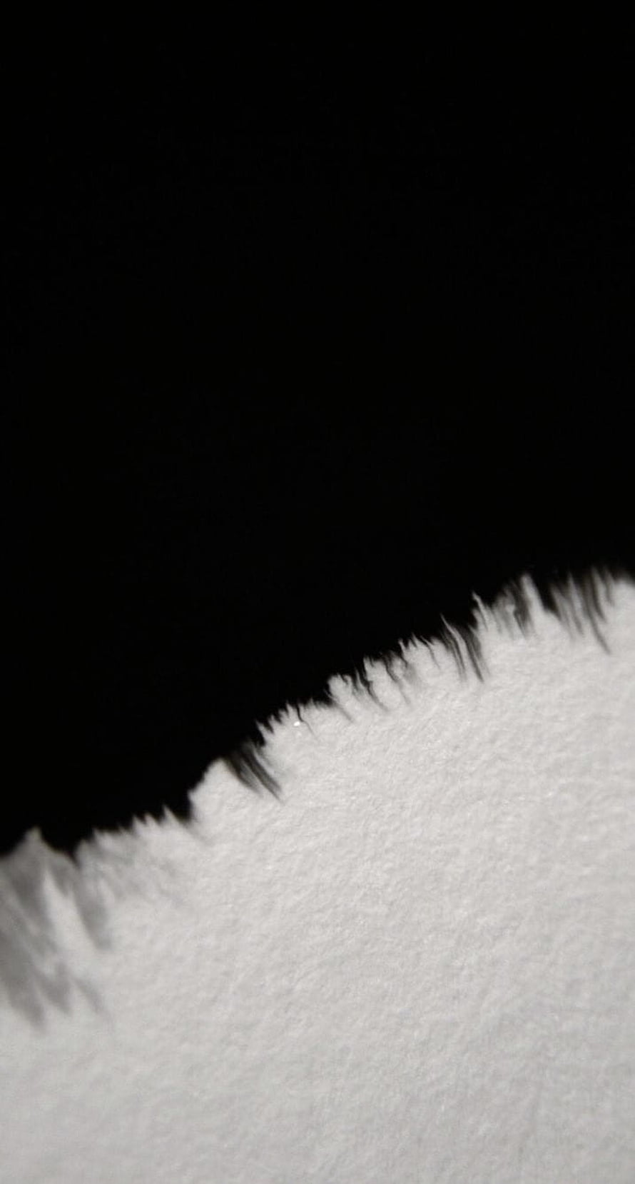 Minimalist Black and White Abstract Texture with Soft Fuzzy Edge HD phone wallpaper