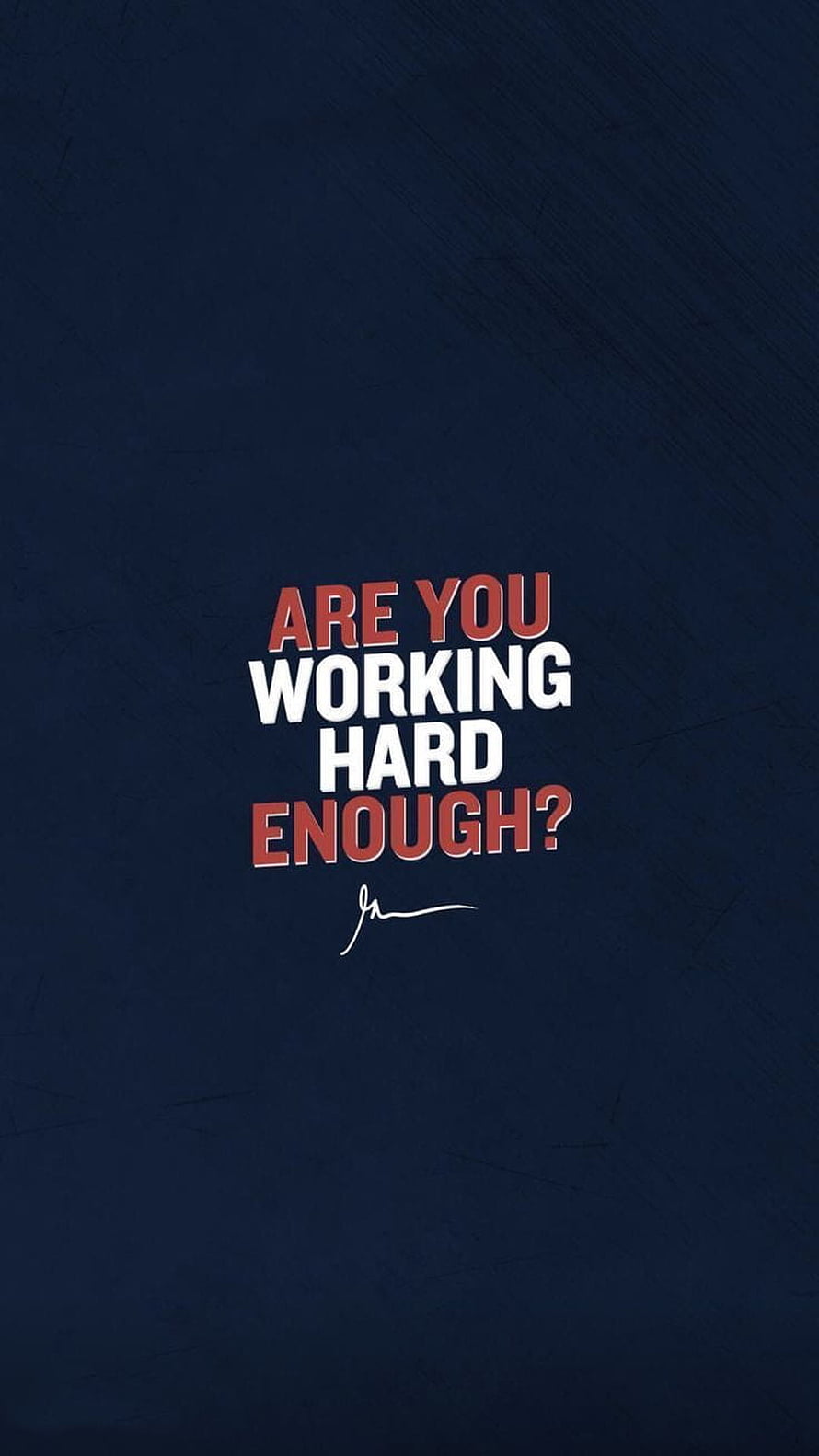Motivational Work Ethic Quote on Dark Blue Textured Background HD phone wallpaper