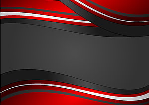 Sleek Red Black and White Abstract Wave Design with Glossy Curved Lines HD wallpaper