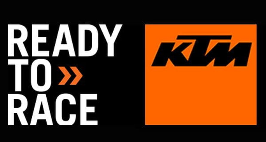 KTM Ready To Race Logo Design With Orange And Black Color Scheme HD wallpaper