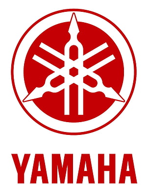Yamaha Motor Company Emblem With Tuning Fork Symbol On White Background HD phone wallpaper