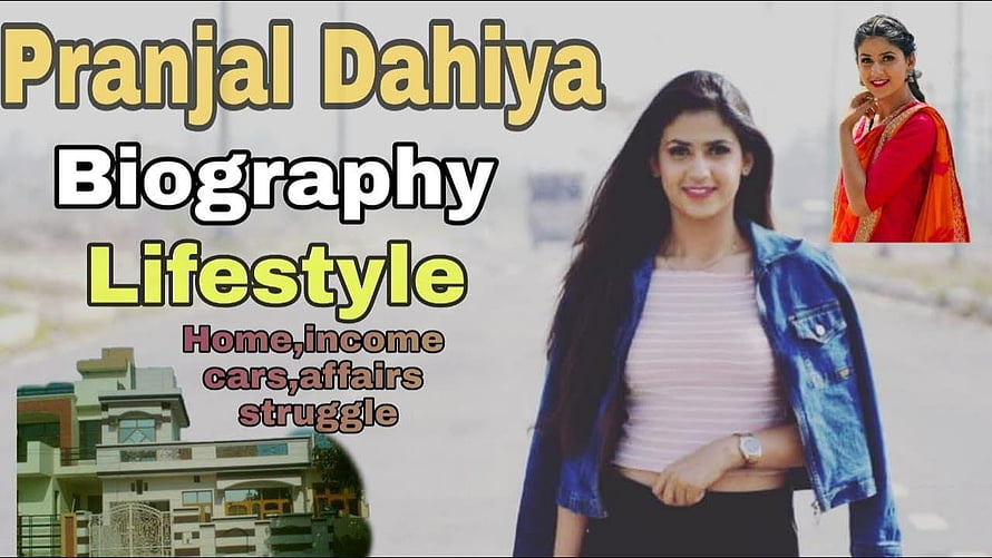 Pranjal Dahiya Portrait in Denim Jacket and Pink Top with Lifestyle and Biography Details HD wallpaper